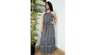 ladies clothing long dress fabric pattern rayon bali fashion design